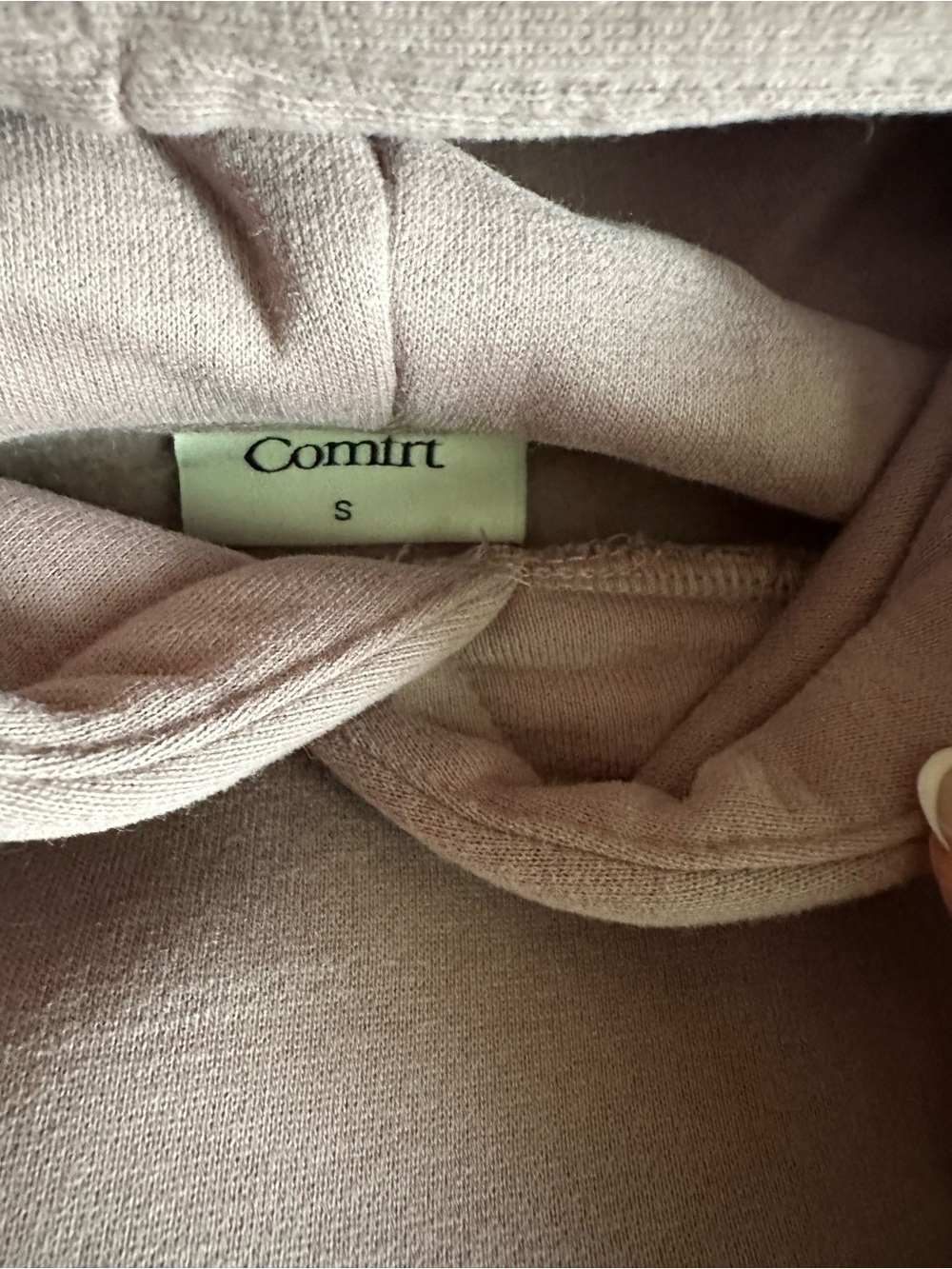 WEEKEND SALE! NWT Comfrt Minimalist Orchid Oversized Hoodie with Front Pocket - Picture 4 of 5